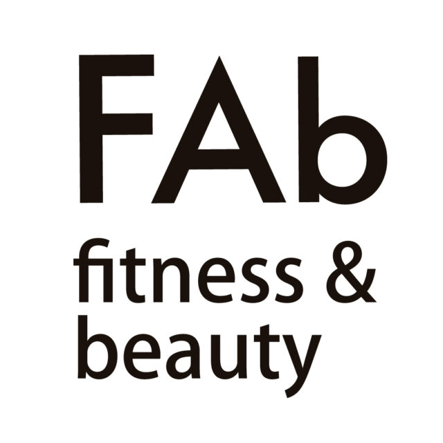 Brand logo reading 'Fab fitness & beauty'